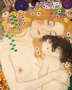 Gustav Klimt, Detail from The Three Ages of Women